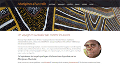 Desktop Screenshot of aborigenes-australie.info