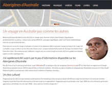 Tablet Screenshot of aborigenes-australie.info